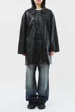 (W) Madam Half Leather Coat