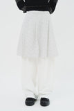 (W) Rinse Dot Skirt Pants