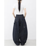 Lovehip Stitch Non-Fade Carpenter Balloon Pants