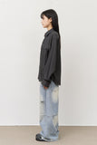 Brick Brushed Wide Denim
