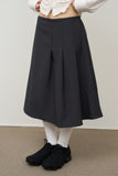 (W) Records Pleats Skirt