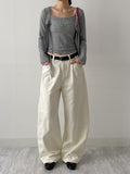 382 Curved Balloon Wide Pants