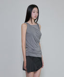 Braided Asymmetrical Sleeveless