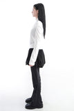 DRAPE STRAP NECK TEE