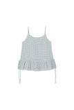 Retin Check Frill Tank Top