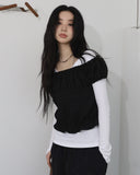 More off-shoulder blouse