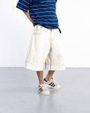 Turn-up Selvedge Denim Half Pants