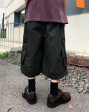 Multi Cargo Pocket Bermuda Pants