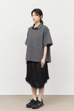 Sheek Cropped Slab Shirt