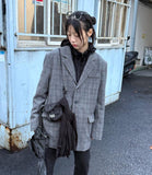 WOOL POLLAN CHECK JK