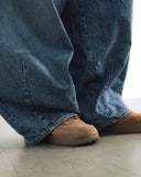 Washed Denim Balloon Pants