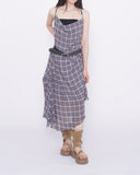 Aurora Halter Draping Unbalance Chiffon One Piece