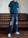 Checker Collar Knit