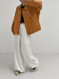 Dying Washing Cotton Oversized Fit Blouson