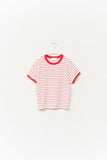 (W) Pesto Striped Top
