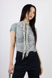 Pearl clip necklace
