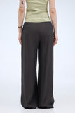 PRTN) Stripe Summer Banding Trousers