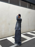Gradation Washed Denim Shirt