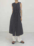 Stopper Sleeveless Long One Piece