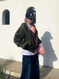 [2oz] Crop Shirring Hood MA-1