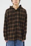 Venny Check Hooded Shirt
