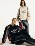 Track Balloon Denim Pants