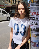 New 93 Logo Crop T-Shirt