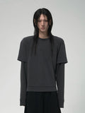 (M) PANEL LAYERED TEE