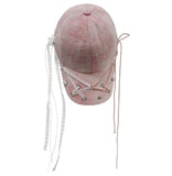 Strap eyelet cap string-long