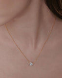 Essence Lab Diamond 14K 1ct Solitaire Necklace