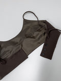 [Set] Liz Herringbone Bustier Two-Piece