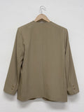 Taize No-Collar Loose Fit Jacket