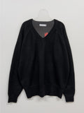 [Planning] Viscose V-neck loose fit knit