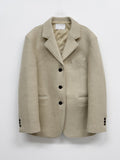 [wool57%] Aden Alpaca Wool Single Jacket