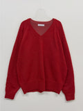 [Planning] Viscose V-neck loose fit knit