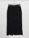 Sketch Ribbed Knit Long Skirt