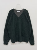 [Planning] Viscose V-neck loose fit knit