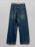 [Belt SET FW] Stern Pintuck Wide Denim Pants