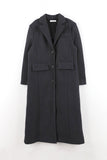 Stay line brushed long coat