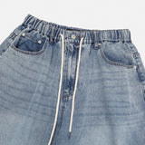 Cat Washed Balloon Banding Denim