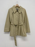 Yev Belted Half Trench Coat