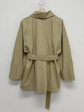 Yev Belted Half Trench Coat