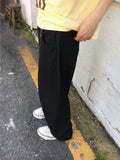 Lino Fine Stripe Denim Pants