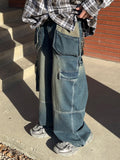 Two-Pocket Unbalance Cargo Denim