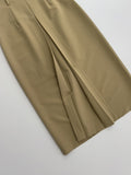 Pencil Pleated Long Skirt