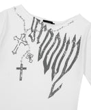 GROOVY ONE SHOULDER TEE