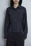 Indigo Snap Shirt