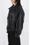 Berin Leather Blouson Jacket