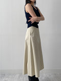 Johnny Cotton Flare Long Skirt