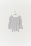 (W) Ash Striped Top